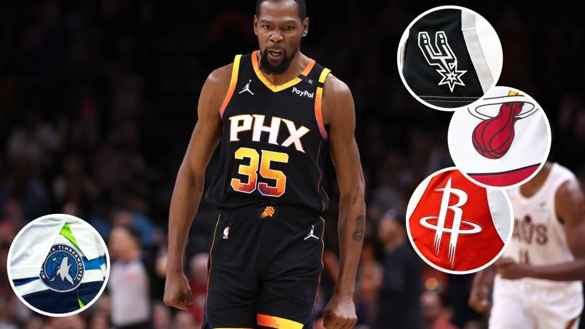 太阳索要榜眼签和卡斯尔！杜兰特下家赔率更新：火箭热火并列第一