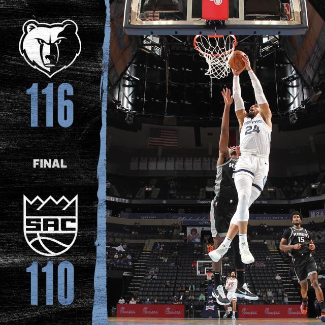 开云线上入口-灰熊送国王告别季后赛 末轮和勇士抢夺西部第八！